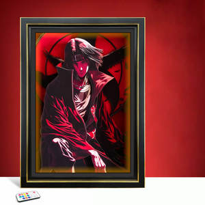 Cadre photo rectangulaire 3D stéréoscopique 35x28cm à découpe papier, impression numérique, thème Pokémon Anime, personnalisable – Meilleures ventes - Product Image 4