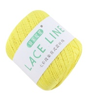 Dimuni 100% Cotton Knitted Hand-Woven Colorful Lace Yarn for Crochet Soft Baby Clothing for Spring and Summer Fancy Yarn