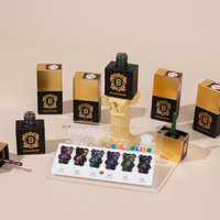 Badaga – Vernis à ongles gel effet œil de chat 6 couleurs 8ml, gel magnétique flash semi-permanent, gel à ongles soak-off pour salon de manucure