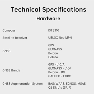 โมดูล GPS GNSS SIYI M9N พร้อมสวิตช์นิรภัย ไฟแสดงสถานะ RGB เสาอากาศรับสัญญาณสูงแบบสี่ดาวเทียม ระยะไกล สำหรับโดรน UAV RC FPV แข่ง - Product Image 6