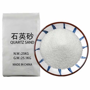 <span class=keywords><strong>Sable</strong></span> de quartz époxy SiO2 de haute qualité 99 % pour peinture, matière première de quartz en vrac, support filtrant - Product Image 2