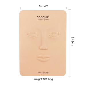 Peau d'entraînement en silicone Goochie pour microblading et tatouage des lèvres, accessoire de formation en maquillage permanent pour étudiants - Product Image 6