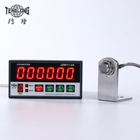 Compteur Numérique à 6 Chiffres Série JDMS 4" 5" Intérieur, Compteur LED Grand Affichage, Minuteur Numérique