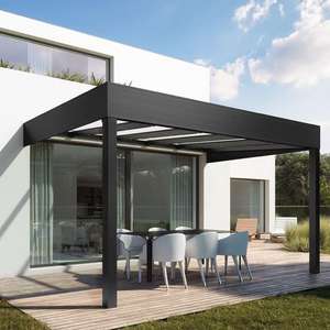 Toit électrique moderne à persiennes pour piscine et gazebo Pergola d'extérieur à toit rétractable Systèmes <span class=keywords><strong>de</strong></span> toit - Product Image 4