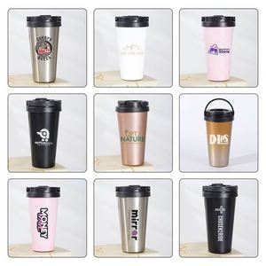 Logo Stainless Insulated Coffee Mug Drinkware Cup Water Custom Steel <b>Bottle</b> Keep <b>Warm</b> - Product Image 2