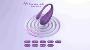 女性用ワイヤレスアプリ遠隔操作絶頂刺激Gスポットバイブレータージャンピングドルフィン装着型セックストイ - Product Image 3