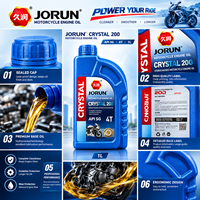 Huile moteur pour moto API SG 4T, lubrifiant hydrocracké à stabilité au cisaillement, conforme JASO MA, pour importateurs et distributeurs