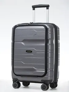 20'' Unisex Suitcase Trolley Travel Bags PP Travelling Luggage