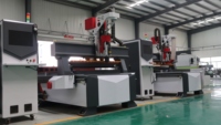 Xunke Venta Caliente Máquina CNC Router para Madera 4*9 pies, 3 Ejes, Husillo ATC de 9kW, Mesa de Vacío, Precio de Máquina CNC Router ATC para Madera