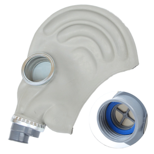 หน้ากากป้องกันแก๊สพิษแบบเต็มหน้าชนิดใช้ซ้ำได้หน้ากากซิลิโคนสำหรับหายใจแบบท่อยาวดีไซน์แบบผีหน้ากากกรองอากาศ - Product Image 2