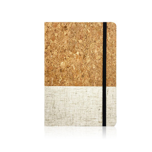 <span class=keywords><strong>Bloc</strong></span>-notes en liège imprimé A5 en gros avec couverture colorée et bande élastique |   Carnet promotionnel personnalisé à couverture souple, cadeau de bureau - Product Image 6