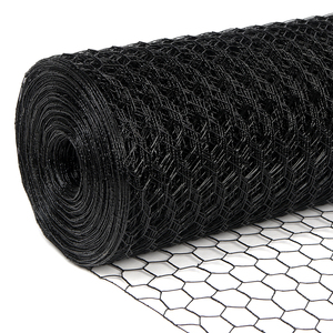 17Ga Rustproof Black PVC Coated Welded Hexagonal Wire <strong>Netting</strong> 36x150ft Roll Chicken Coop <strong>Rabbit</strong> Cage Garden Fence Screen - Product Image 4