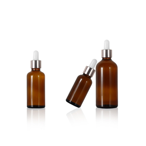 Botellas de Vidrio Ámbar Oscuro con Gotero, 30ml, 5ml, 10ml, 15ml, 20ml, 50ml, 100ml, Botellas para Tinturas, Marrón, Herméticas, para Aceites Esenciales - Product Image 6