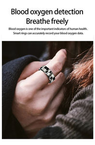 Черный умный браслет-трекер для фитнеса с мониторингом сна и пульса, управление через приложение для устройств Android и iOS - Product Image 2