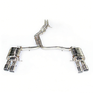 Sistema de Escape Catback Valvetronic Vortex SS304 para Audi A7 C8 3.0T V6 2019-2026, Sistema de Silenciador de Alto Rendimiento con Cuatro Salidas Pulimentadas - Product Image 1