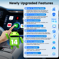 Carlinkit Carplay SM6115 Android 14 Mirrorlink Car Play Ai Box Adaptateur sans fil CarPlay Android Auto pour écran de voiture d'origine