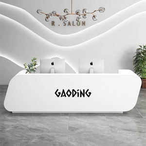 Comptoir <span class=keywords><strong>de</strong></span> réception <span class=keywords><strong>haut</strong></span> <span class=keywords><strong>de</strong></span> <span class=keywords><strong>gamme</strong></span> peint pour entreprise, établissement <span class=keywords><strong>de</strong></span> formation, clinique dentaire, bar, caisse enregistreuse, hôtel, bureau - Product Image 2