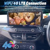 Pantalla Táctil OLED de 12.3 Pulgadas para el Tablero de Instrumentos de Ford Focus Mk4 2019-2023, Reproductor Multimedia Android Auto GPS, Estéreo, CarPlay, Navegación