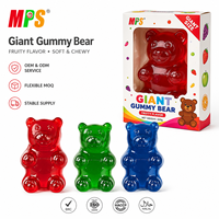 Oursons géants personnalisés Yummy Gummy Bear, bonbons de qualité supérieure, saveur fraise et framboise bleue, 2 lb 5 lb