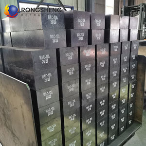 Ladrillo de MgO-Carbono Rongsheng de Alta Resistencia a la Temperatura 2000 ° Ladrillos Refractarios de Carbonato de Magnesio para Crisol de Acero - Product Image 6