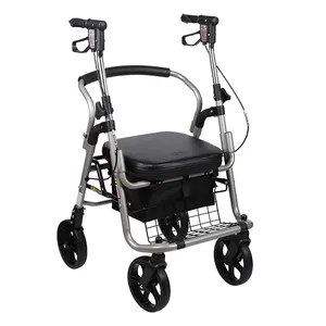 8 “wheel 6061 alu rollator助行器残疾人免费助行器