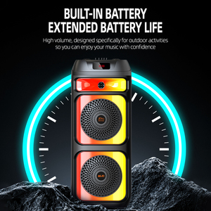 SING-EZQS52201X ลำโพงซับวูฟเฟอร์ BT <span class=keywords><strong>คาราโอเกะ</strong></span>กลางแจ้งพร้อมที่วางโทรศัพท์เหมาะสำหรับงานปาร์ตี้มีในสต็อกโรงงาน - Product Image 5