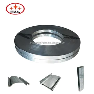 Popular sale roll up door part bottom bar roller shutter gate component Hardened And Tempered Sring Steel Sheet