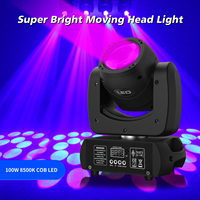 Lumière de scène mobile à faisceau LED 100W 18 prismes pour DJ, discothèque, club, bar, KTV, éclairage, effet lumineux, équipement, projecteurs mobiles