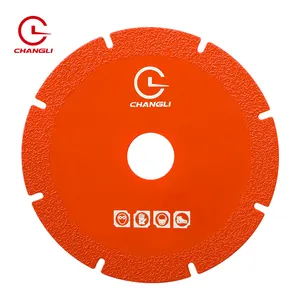 Super Thin 4inch 110mm Vaccum Brazed Steel Brazing Rock Stone Marble Porcelain Cutter Disc Diamond Cutting Saw Blades