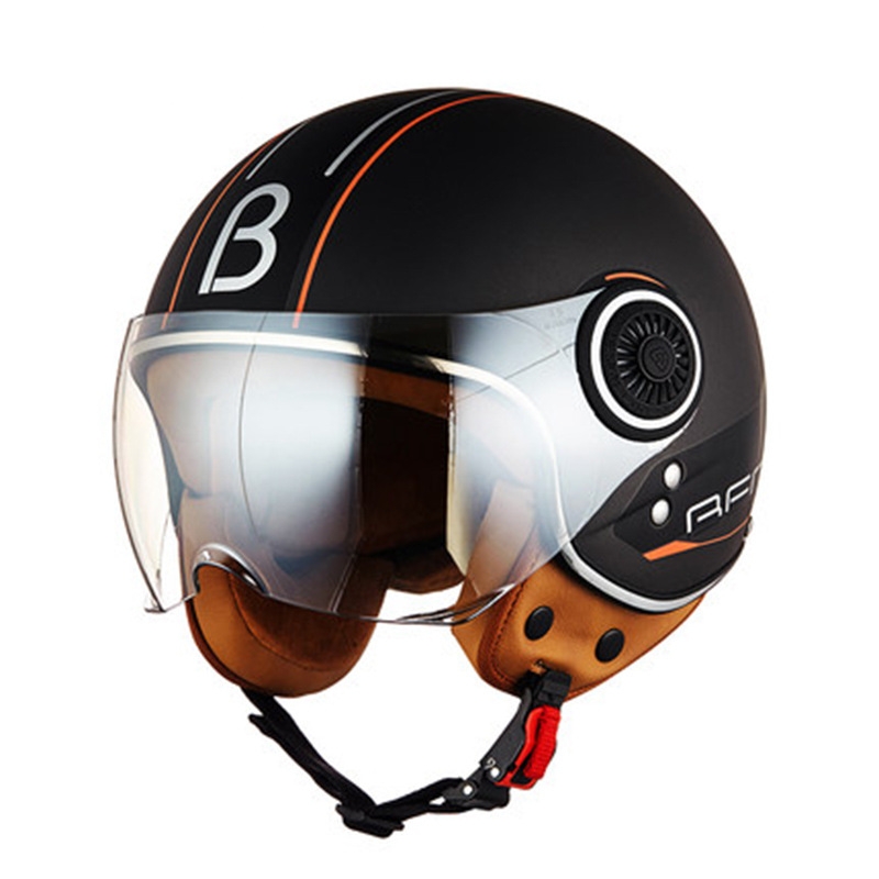 Crescent Matte Metallic Grey/Orange