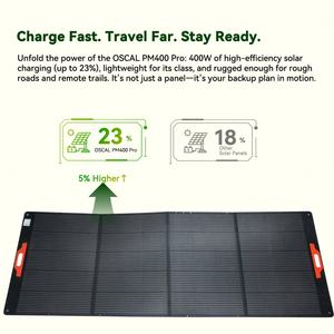 Oscal PM400PRO <b>Solar</b> <b>Panel</b> 400W <b>Portable</b> Power Free Shipping Outdoor Camping All Power Station Oscal PM400 PRO - Product Image 5