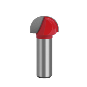 Fraise à fond rond à pointe en carbure, tige de 1/2 po, pour le travail du bois et la sculpture en relief - Product Image 4
