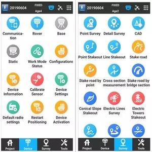 Logiciel de relevé et de cartographie GNSS FOIF/Stonex/E-survey Surpad, application Android - Product Image 2