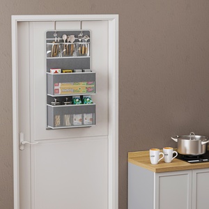 Organizzatore Pieghevole da Appendere <span class=keywords><strong>per</strong></span> <span class=keywords><strong>Cameretta</strong></span>, Bagno, Dormitorio, <span class=keywords><strong>Armadio</strong></span> - Organizzatore a 5 Livelli <span class=keywords><strong>per</strong></span> Porta (Tessuto Non Tessuto) - Product Image 5