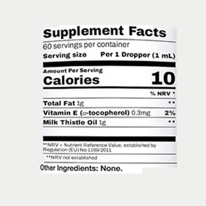 High Quality Private Label Milk Thistle Drop Drink Boost Immunity Detoxification Promotes <b>Liver</b> Health Function - Product Image 2