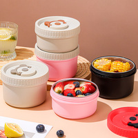 Boîte à bento en acier inoxydable thermique minimaliste en vrac, matériau sûr, étanche, utilisable au micro-ondes, portable, pour enfants, école, déjeuner