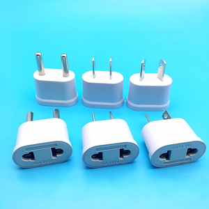 Adaptador de Euro a EE. UU., Convertidor de Enchufe Redondo y Plano Universal, Adaptador Estándar Alemán de Cobre Puro - Product Image 4
