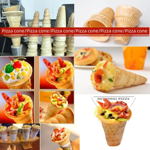 Nueva Máquina Eléctrica Totalmente Automática para Conos de Pizza con Vitrina, Horno de Acero Inoxidable 304, Portátil - Product Image 6