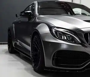 High Quality Body Kits For Mercedes benz w205 C63 C63s Body Kit Upgraded PD Style carbon/ FRP Wide Body Kit