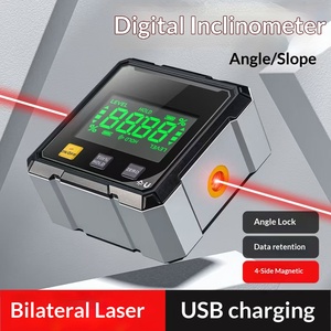 เครื่องวัดระดับเลเซอร์ดิจิตอลแบบแม่เหล็กพร้อมพอร์ตชาร์จ USB สำหรับงานไม้ - Product Image 5