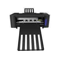Cortador de etiquetas de hoja A3 +, mejor calidad, troquelado digital, corte de contorno de alimentación automática, servo motor, trazador con bandeja de captura