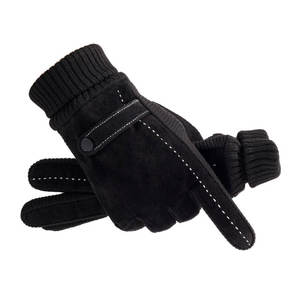 Wholesale Fashion Design Pig Skin Warm Waterproof Sports <b>Gloves</b> Outdoor <b>Driving</b> <b>Leather</b> <b>Gloves</b> for <b>Men</b> - Product Image 6