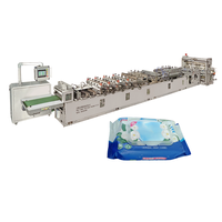 Usine professionnelle vendre quatre côté étanchéité nettoyage lingettes sac faisant la Machine