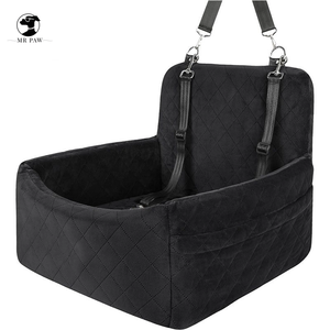 Sedile Auto per Cani 2-in-1 Ecologico e Best Seller - Letto da Viaggio Staccabile, Lavabile, con Tasche Portaoggetti e Cintura di Sicurezza - Product Image 1