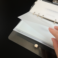 Carnet de budget A6 en plastique PP avec fermeture élastique, organiseur de finances et suivi des dépenses