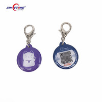 Porte-clés RFID personnalisé en époxy NFC avec QR statique ou dynamique