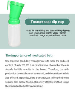 Garrafas plásticas de Copos Dip Return Tetina Esterilizada Ordenha Personalizável Plástico Tetina Dip Copos Para Vacas - Product Image 5