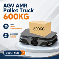 Robot Logistik Avg Trade dengan Kapasitas Muatan 600 kg, Navigasi IP67, Robot AGV untuk Logistik Gudang dan Penanganan Material