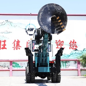 Foreuse de forage et de pieutage pour puits de 30 m de profondeur et machines de pieutage - Product Image 4