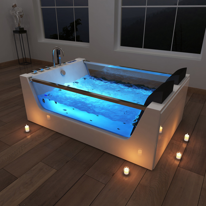 VIRPOL 2 Person Bathtub Whirlpool Massage